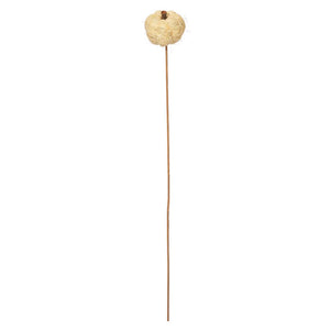 20" Bleached Coconut Coir Pumpkin Stem (12 Pack) 1