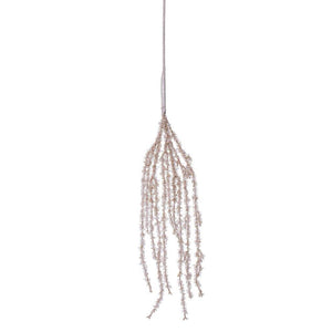 35" Champagne Hanging Ice Artificial Christmas Spray (2 Pack) 1
