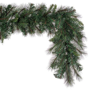 9' x 14" Green Brighton Pine Artificial Christmas Garland 2