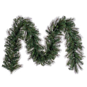 9' x 14" Green Brighton Pine Artificial Christmas Garland 1