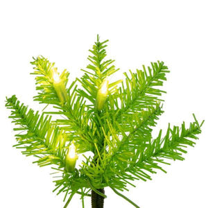 9.5' x 42 Lime Pencil DuraLit 700 Lime Light Artificial Christmas Tree 2