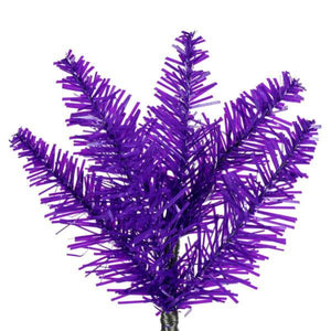 9.5' x 42" Purple Pencil Unlit Artificial Christmas Tree 2