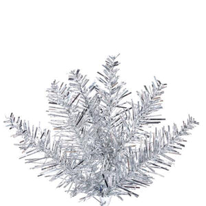 9.5' x 42" Silver Pencil Unlit Artificial Christmas Tree 2