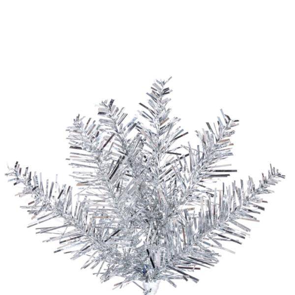 9.5' x 42" Silver Pencil Unlit Artificial Christmas Tree 2