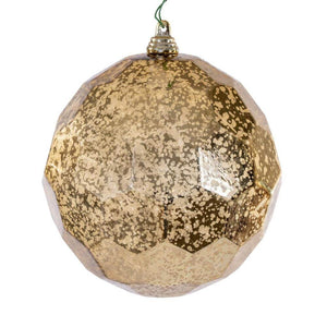 4.75" Gold Honeycomb Mercury Christmas Ornament (4 Pack) 1