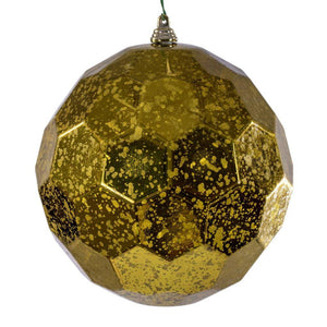 6" Olive Honeycomb Mercury Christmas Ornament (2 Pack) 1
