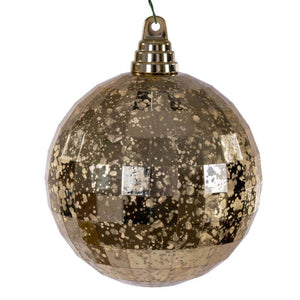 4.75" Gold Honeycomb Mercury Christmas Ornament (4 Pack) 1
