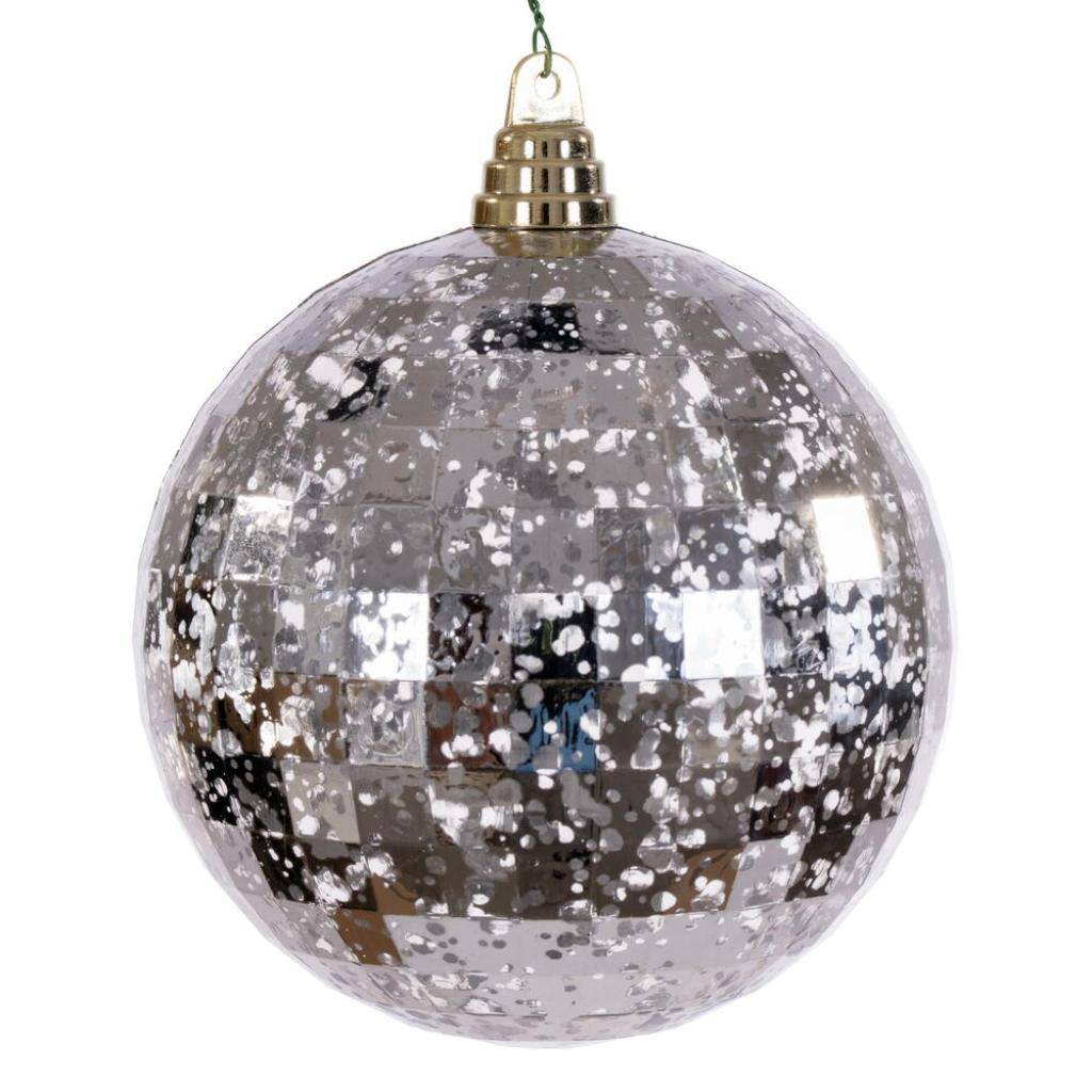 6" Oat Mirror Mercury Christmas Ornament (2 Pack) 1