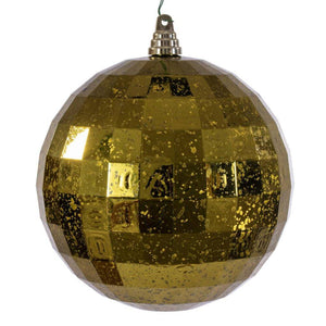 8" Olive Mirror Mercury Christmas Ornament 1