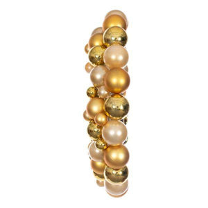 24" Gold Ball Ornament Christmas Wreath 2