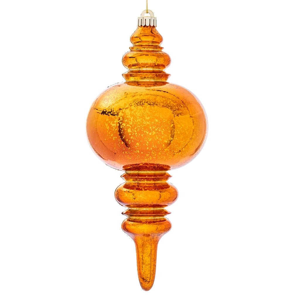 13" Copper Mercury Finial Christmas Tree Ornament 1