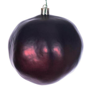 4" Pomegranate Fruit Matte Christmas Tree Ornament 3