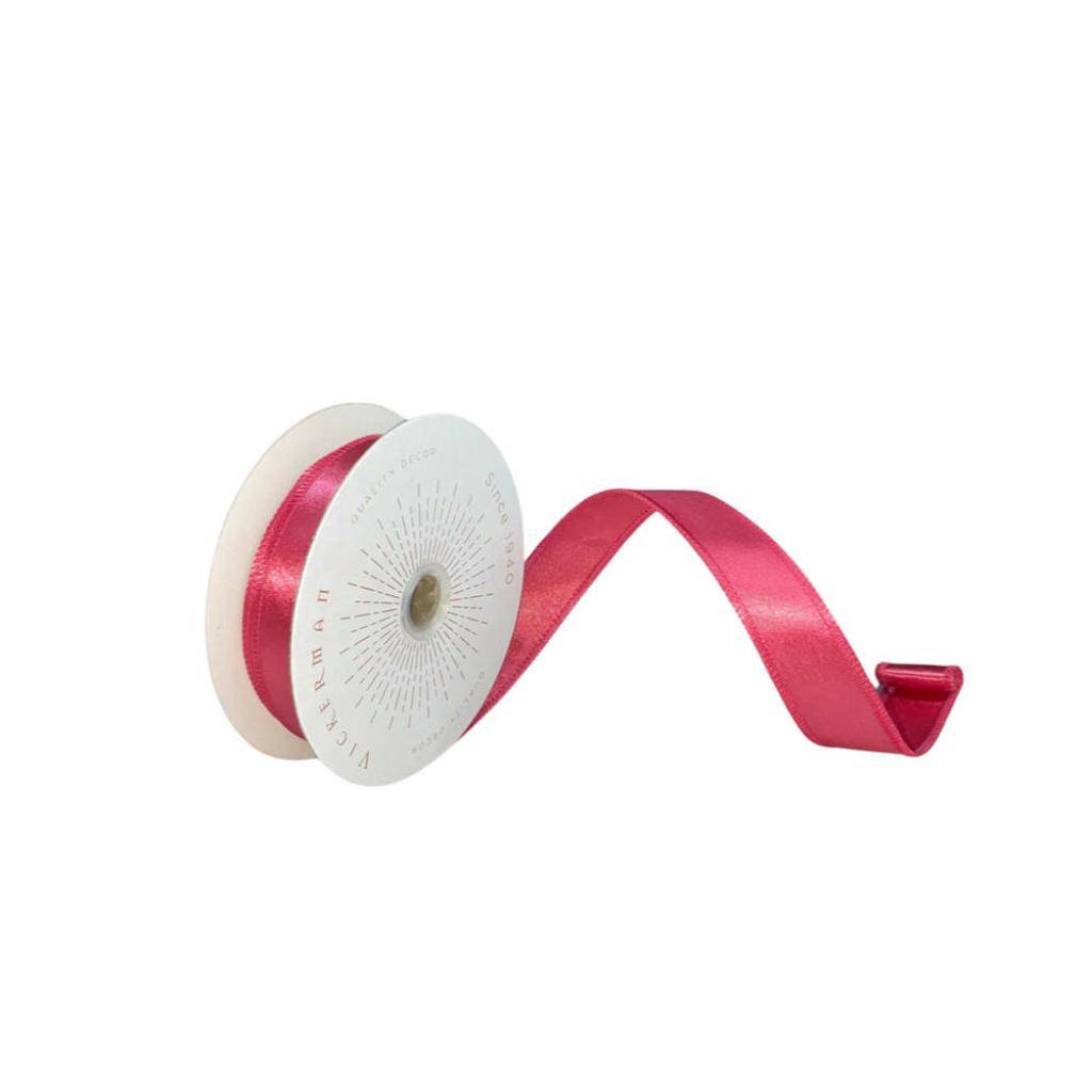 1" x 10Yd Mauve Satin Christmas Ribbon 1