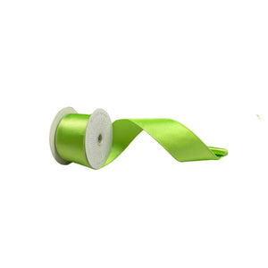 2.5" x 10Yd Celadon Satin Christmas Ribbon 1