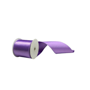 4" x 10Yd Lavender Satin Christmas Ribbon 1