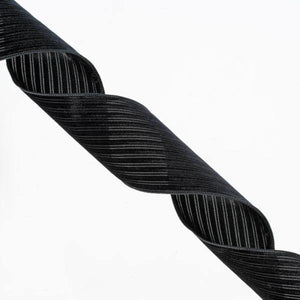 4" x 10Yd Black Velvet Satin Back Lining Christmas Ribbon 3