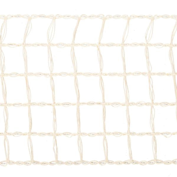 3.75" x 10Yd Ivory Thin Grid Wired Ribbon 2