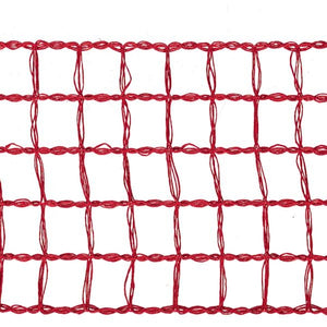 3.75" x 10Yd Red Thin Grid Wired Ribbon 2