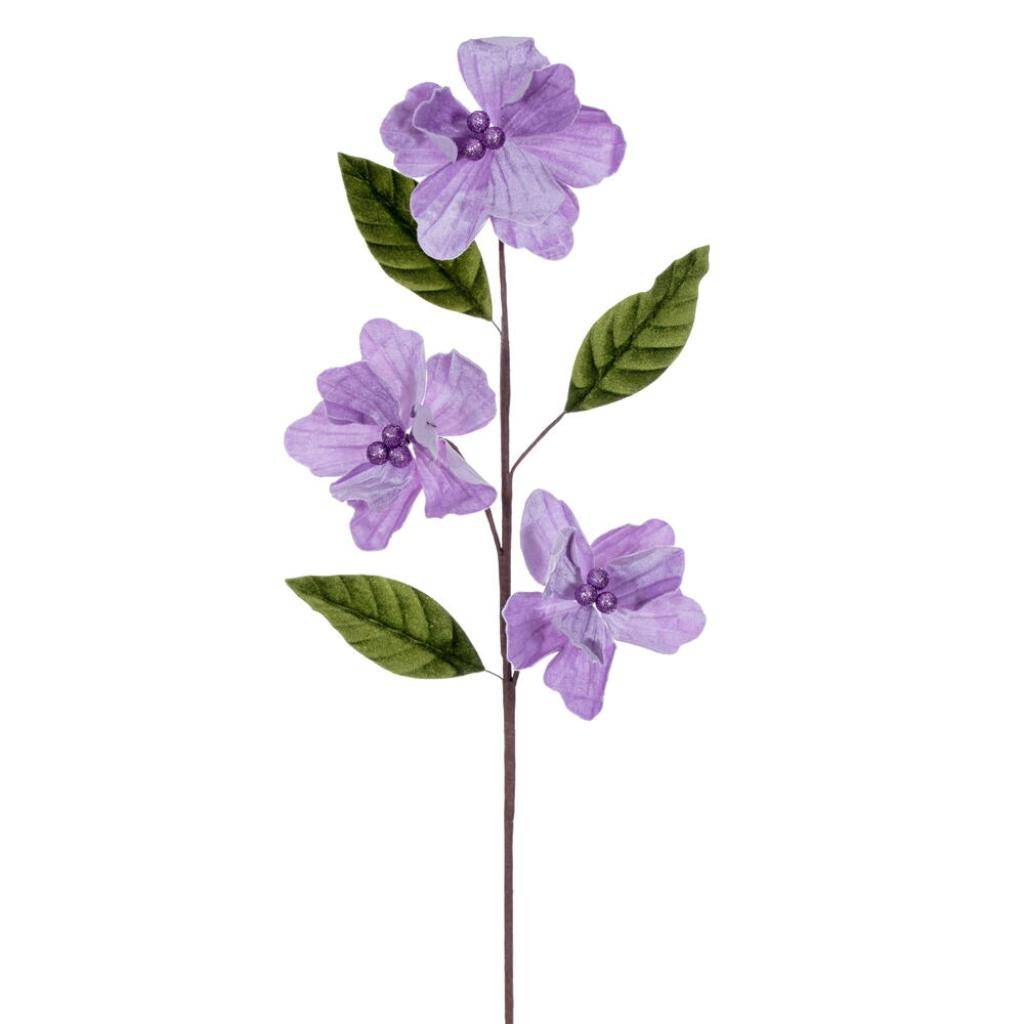 28" Lavender Velvet Razor Amaryllis Artificial Flower Stem (3 Pack) 1