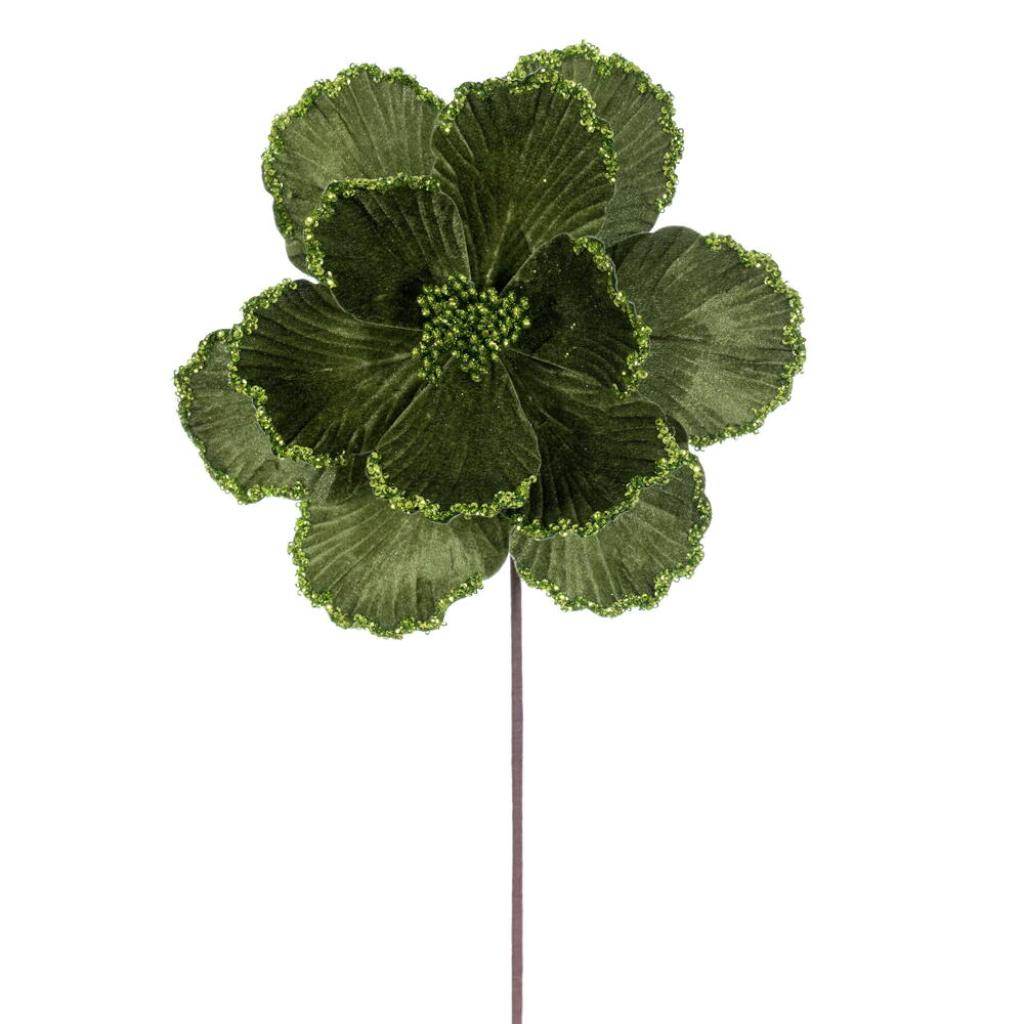 20" Lime Velvet Magnolia Artificial Spray (3 Pack) 1