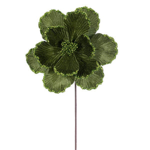 20" Lime Velvet Magnolia Artificial Spray (3 Pack) 1