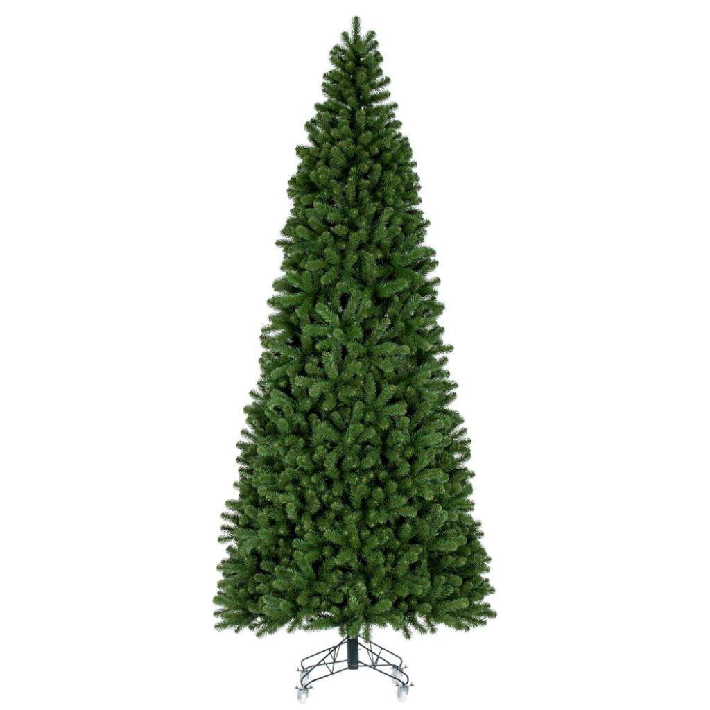 12' x 60" Deluxe Slim Sequoia Pine Unlit Artificial Christmas Tree 1