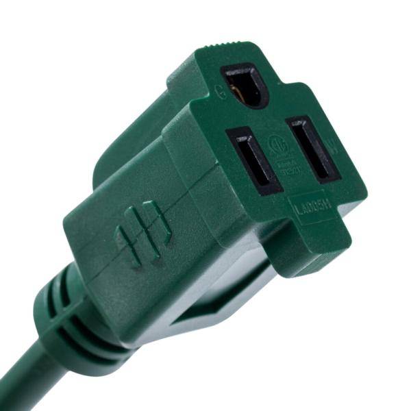 80' Outdoor Green Extension Cord 3