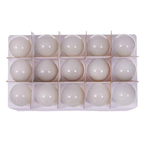 15 Light 0.6 watt 120 volt G50 Candelabra Screw Base Green Wire White  LED String Light Set 3