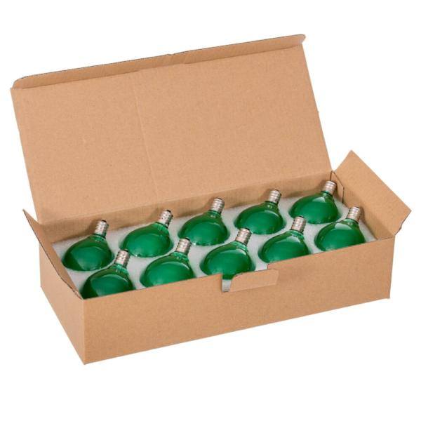G50 Candelabra Screw Base Green Replacement LED Light Bulb 2