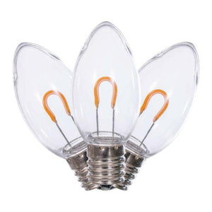 0.6 watt 120 volt C9 Intermediate Screw Base Warm White Replacement LED Light Bulb (25 Pack) 2