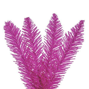 24" Hot Pink Unlit Artificial Christmas Wreath 2