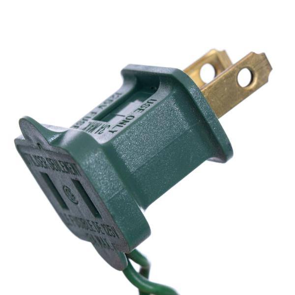 6' x 30" Flocked White Pine 300 Light Warm White Artificial Christmas Tree 4