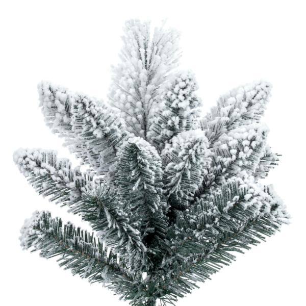 7.5' x 36" Flocked White Pine Unlit Artificial Christmas Tree 2