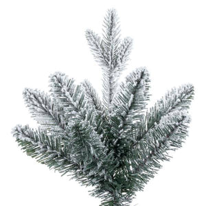 6' x 39" Frosted Potted Spruce Tree Unlit  Artificial Christmas Tree 2