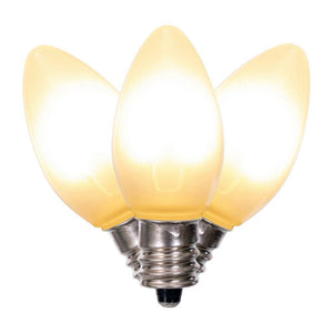 0.6 watt 120 volt C7 Candelabra Screw Base Warm White Replacement LED Light Bulb (25 Pack) 1