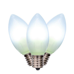 0.6 watt 120 volt C9 Intermediate Screw Base Pure White Replacement LED Light Bulb (25 Pack) 1