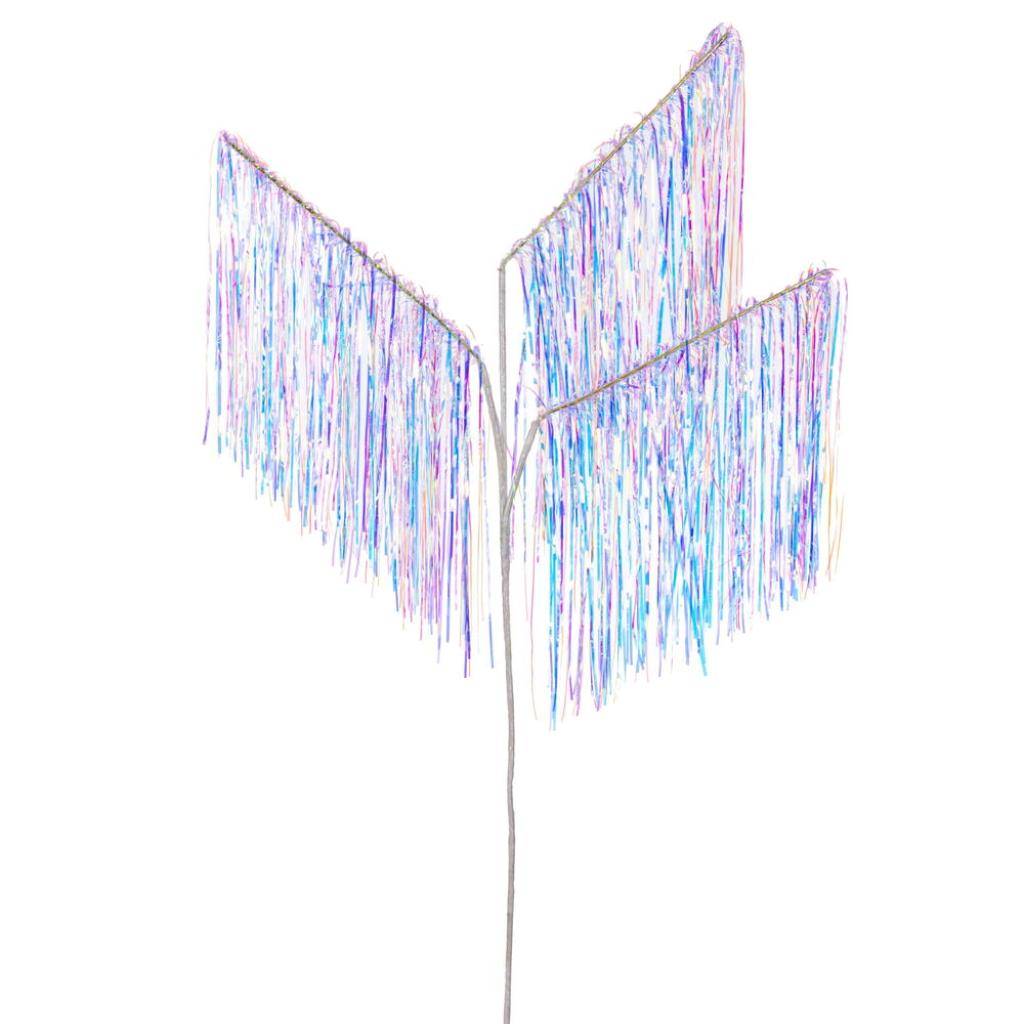 36" Iridescent Icicle Tinsel Spray (3 Pack) 1