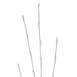 90 Light 60" Pure White Artificial Lighted Branch Artificial LED Twig Stake Lights (3 Pack) 2