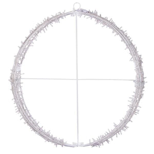 324 Light 30" RGB/Warm White Folding White Wire LED Sphere 2