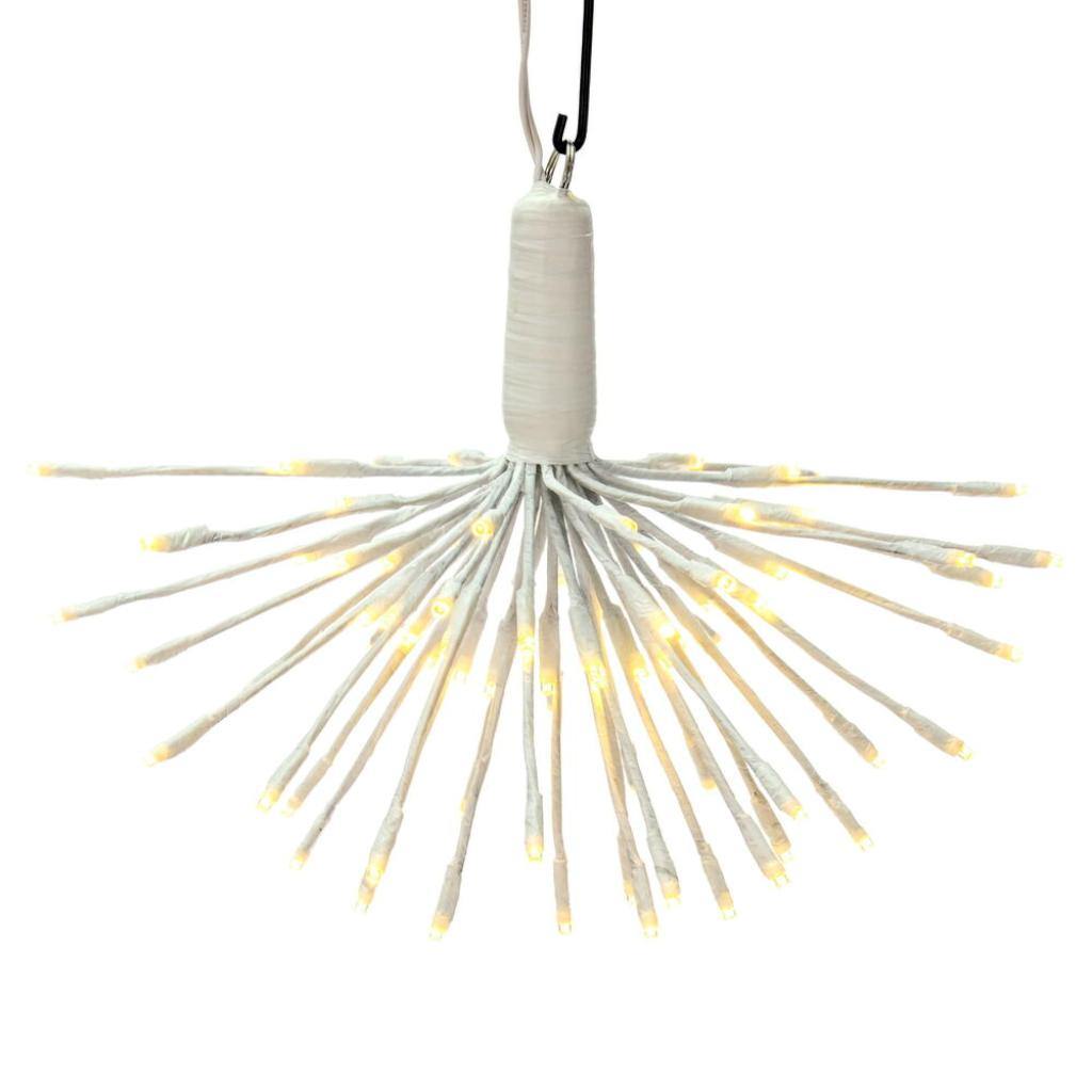80 Light 16" 9.6 watt 24 volt White Wire RGB/Warm White LED Hanging Starburst Light 1
