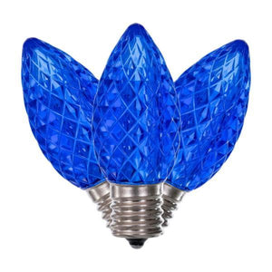 0.7 watt C9 Intermediate Screw Base Blue Twinkle Replacement LED Light Bulbs (25 Pack) 2