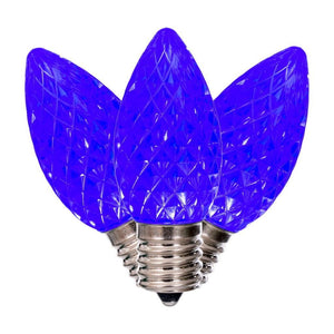 0.7 watt C9 Intermediate Screw Base Blue Twinkle Replacement LED Light Bulbs (25 Pack) 1