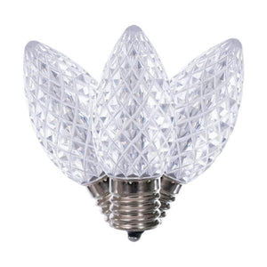 0.7 watt C9 Intermediate Screw Base Cool White Twinkle Replacement LED Light Bulbs (25 Pack) 2