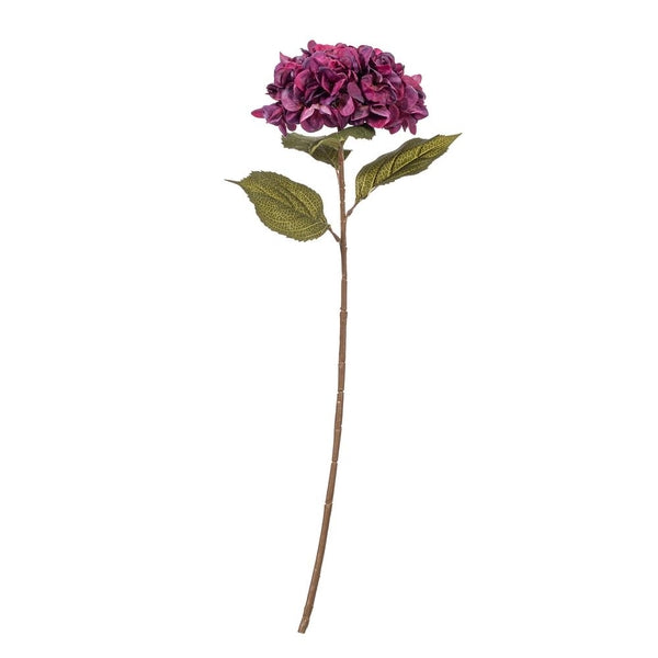 32.5" x 9" Burgundy Hydrangea Stem (3 Pack) 1