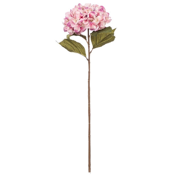 32.5" x 9" Light Pink Hydrangea Stem (3 Pack) 1