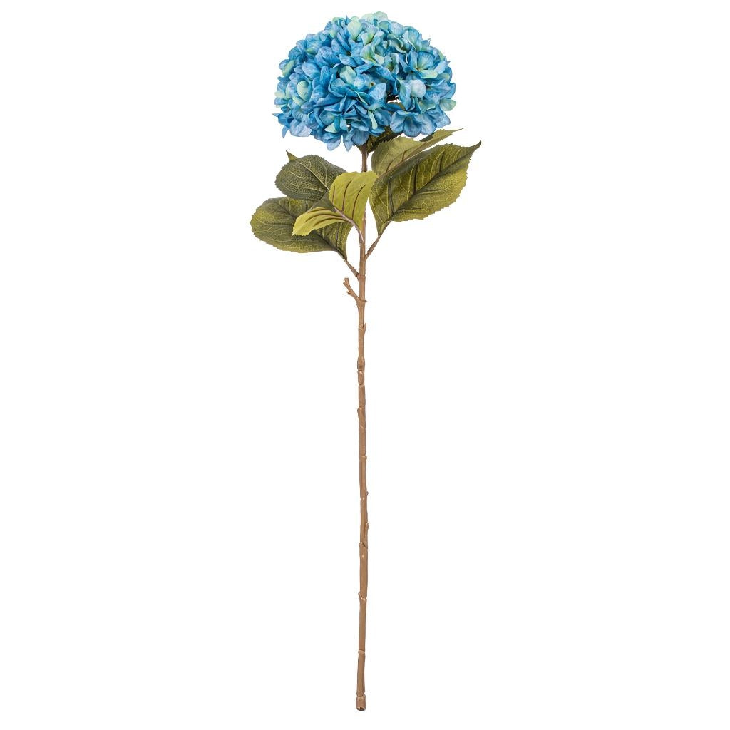 42" x 10" Blue Artificial Hydrangea Stem 1