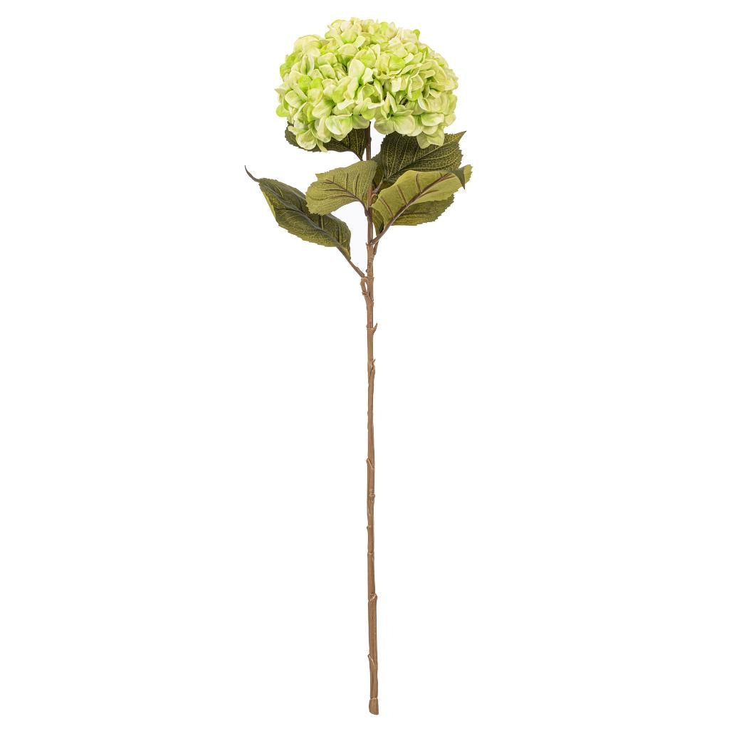 42" x 10" Green Artificial Hydrangea Stem 1