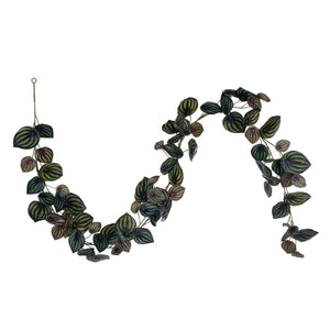 72" Green Peperomia Piccolo Artificial Garland 1