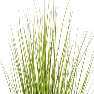 60" Green/Burgundy Flax Grass Potted Artificial Decorative Grass 2