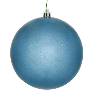 8" Denim Blue Candy Ball Christmas Tree Ornament 1